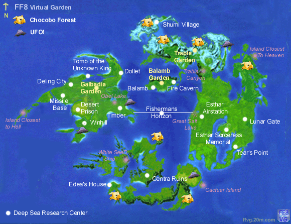 Final Fantasy Virtual Garden Final Fantasy Viii World